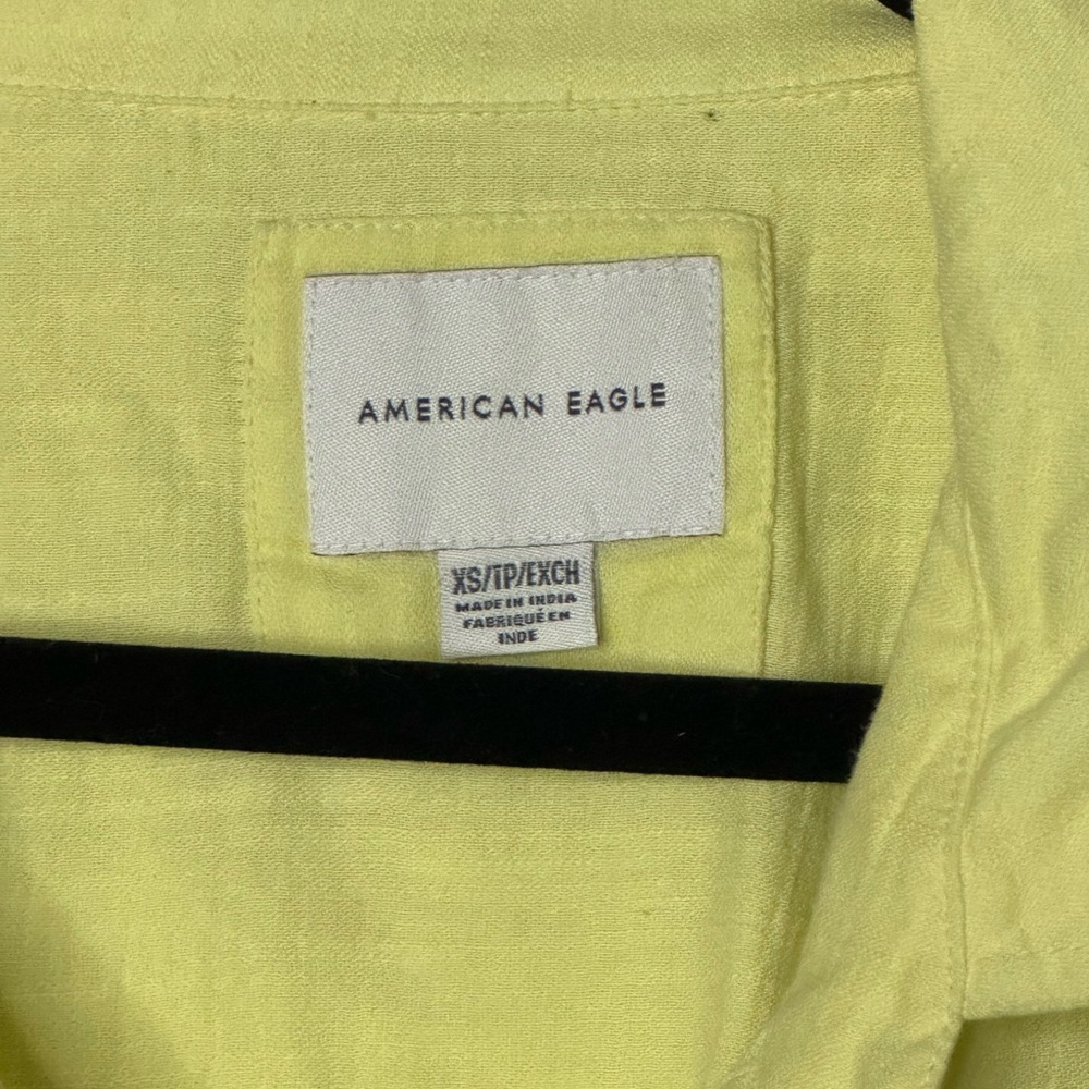 American Eagle Button-Down | Sunshine Yellow | Ov… - image 2